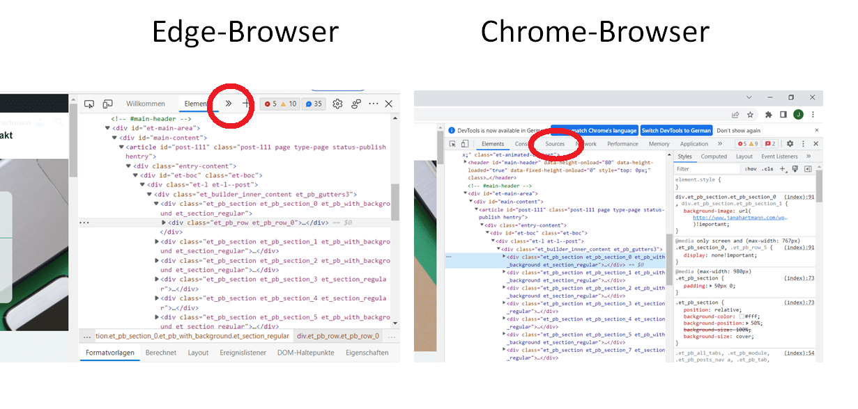 Durchsuchen nach Google Fonts
